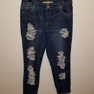 Highway Jeans Distressed Denim